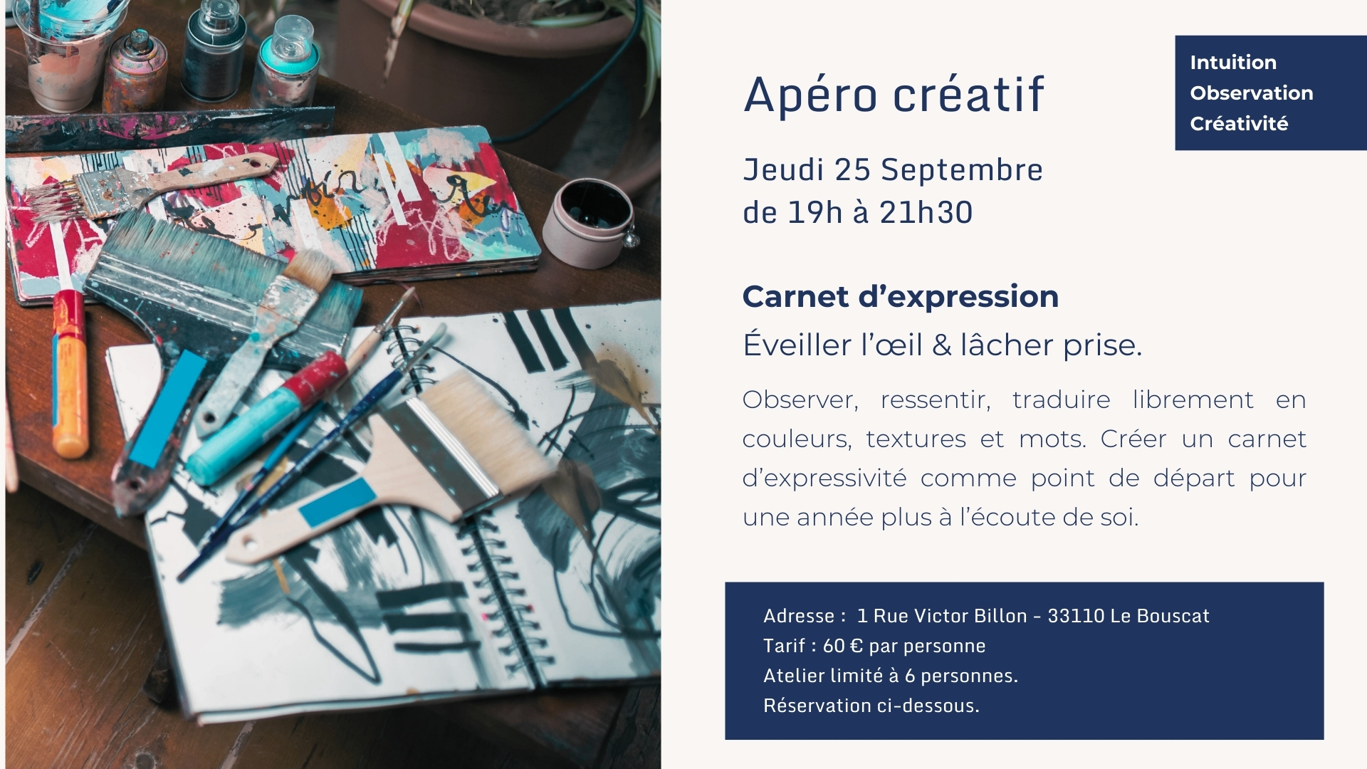 Apéro créatif septembre